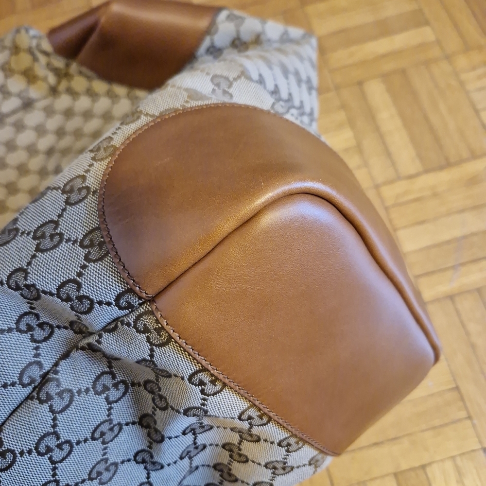 Gucci Monogram Canvas Tote Bag - Picture 14 of 16